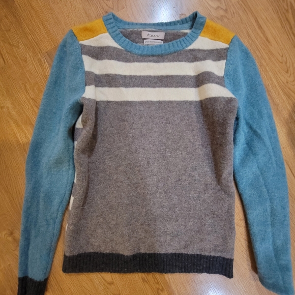 Kenar Women's Multicolor Crew Neck Sweater - Picture 1 of 3